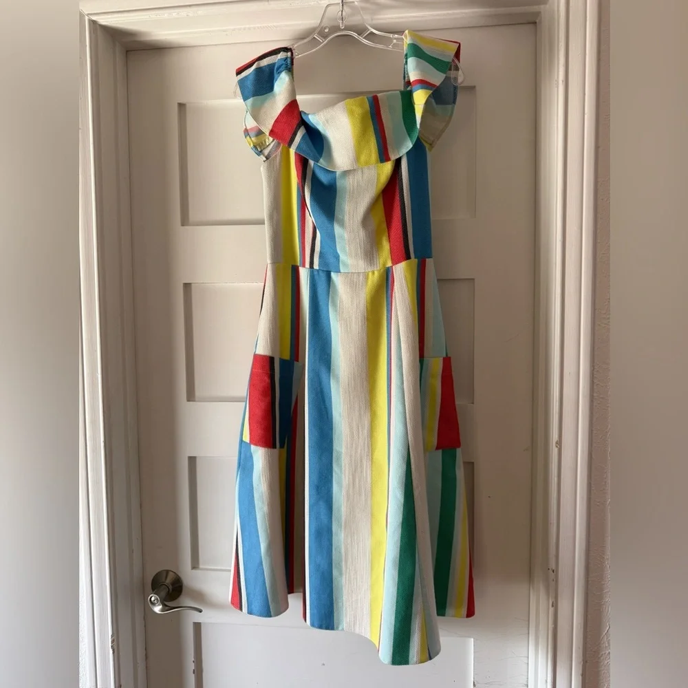 ASOS Multicolor Strapless Dress - Picture 4 of 8